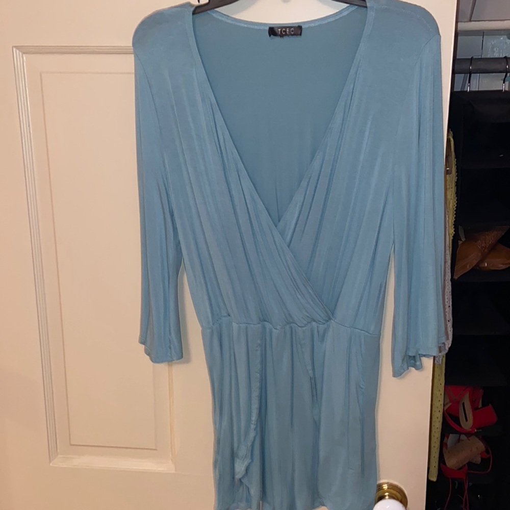Turquoise Romper - Picture 2 of 2